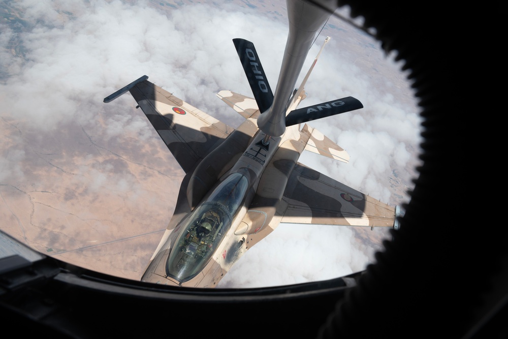 Fueling readiness: US, Morocco conduct air-to-air refueling operations at African Lion 2025