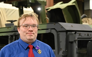 Long Overdue Purple Heart Delivered with Help from NY National Guard