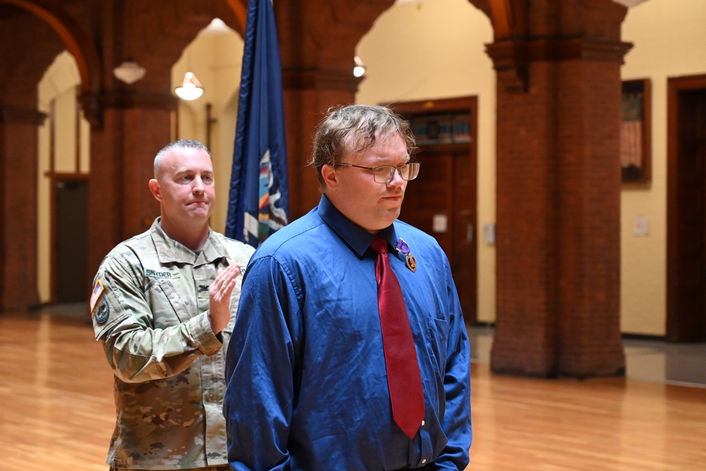 Long Overdue Purple Heart Delivered with Help from NY National Guard