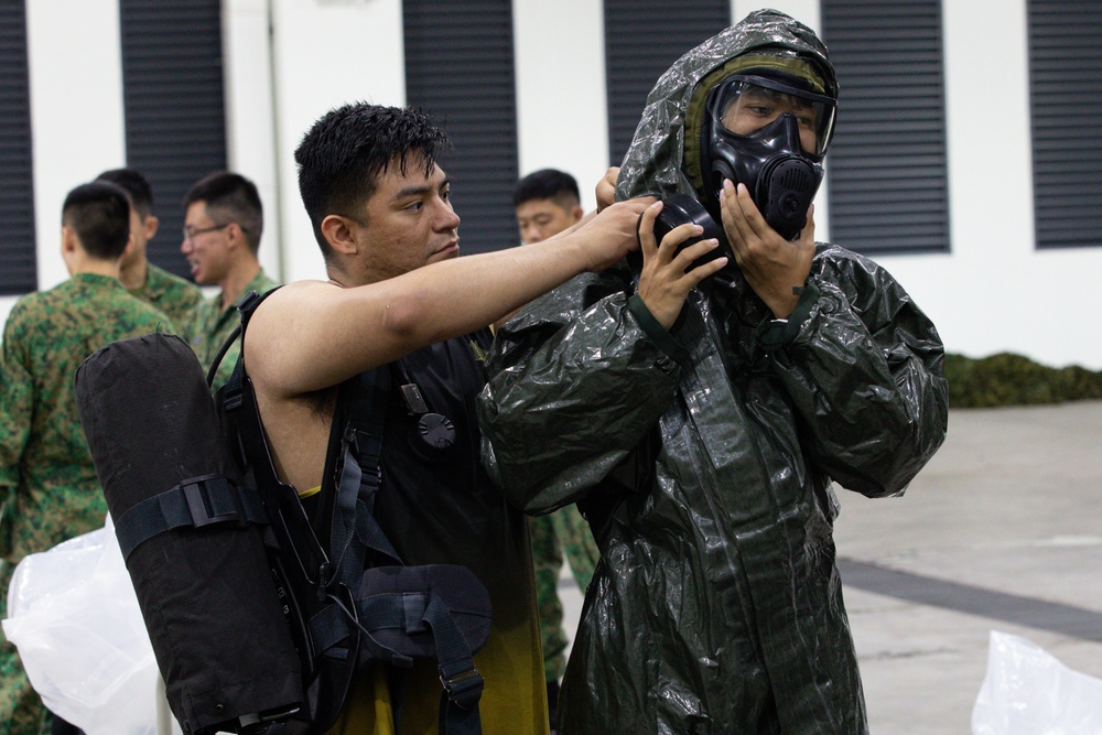 US and SAF joint radiation lane training