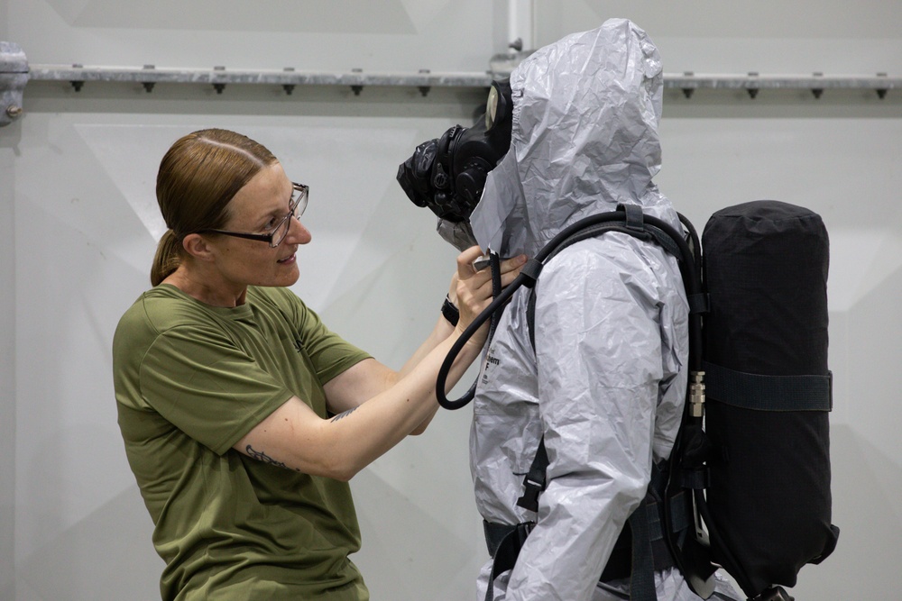 US and SAF joint radiation lane training