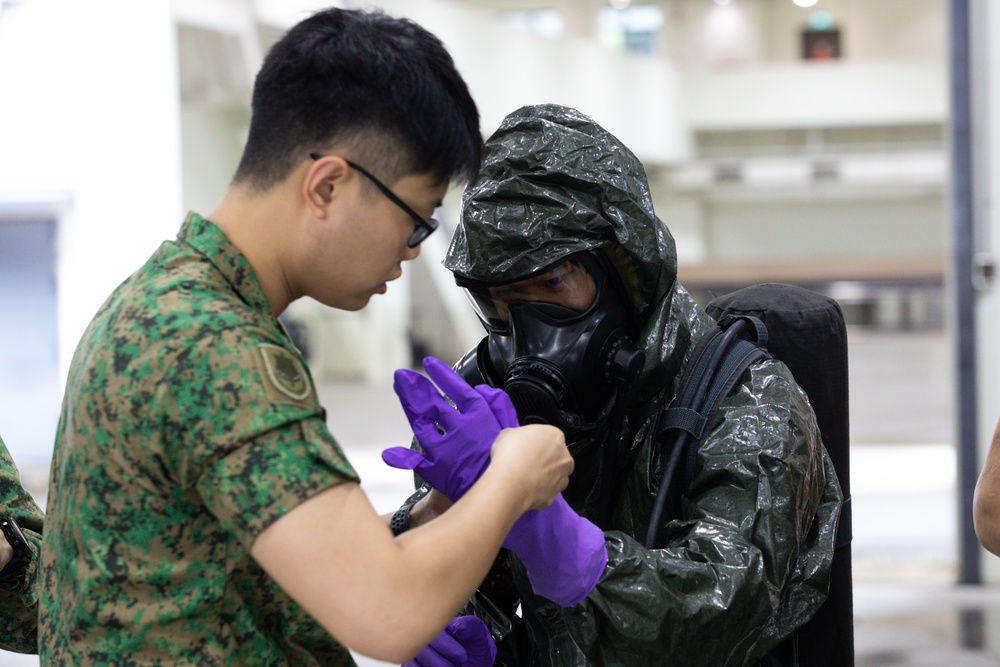 US and SAF joint radiation lane training