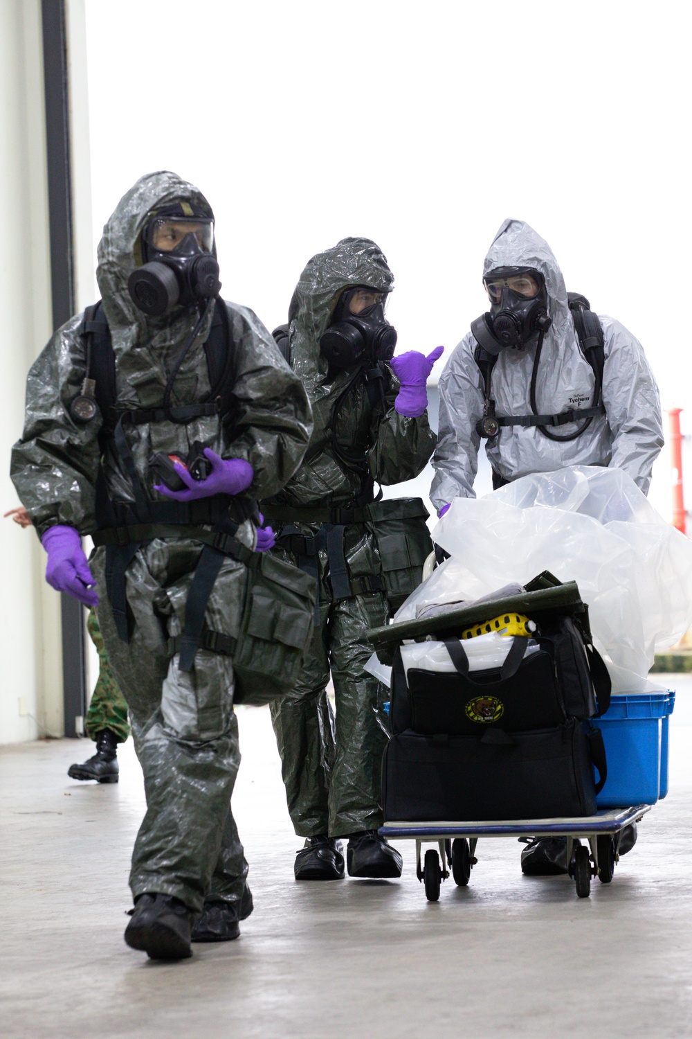 US and SAF joint radiation lane training