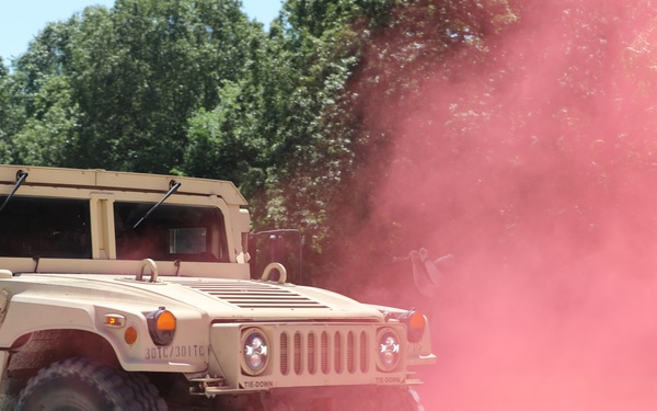 301st HHD embarks on convoy operations and ground-guidance training in VTS-Milan