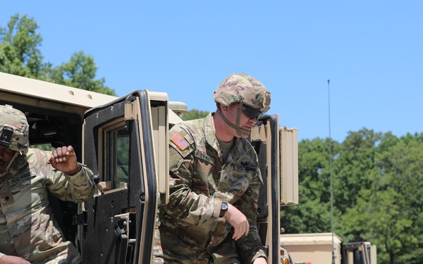 301st HHD embarks on convoy operations and ground-guidance training in VTS-Milan