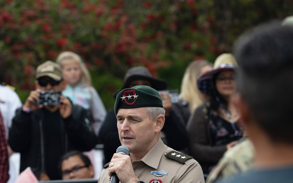 Mass Enlistment at Armed Forces Day Parade
