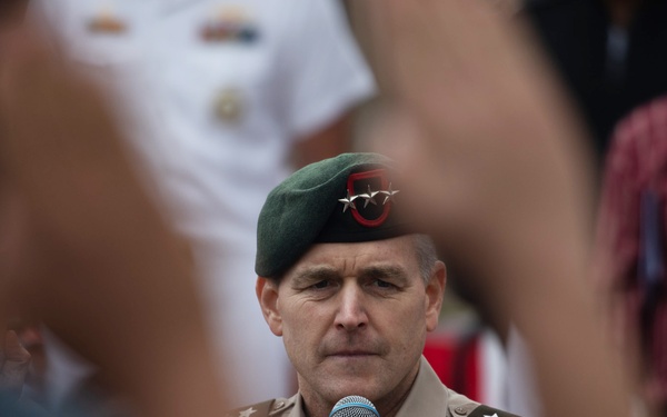 Mass Enlistment at Armed Forces Day Parade