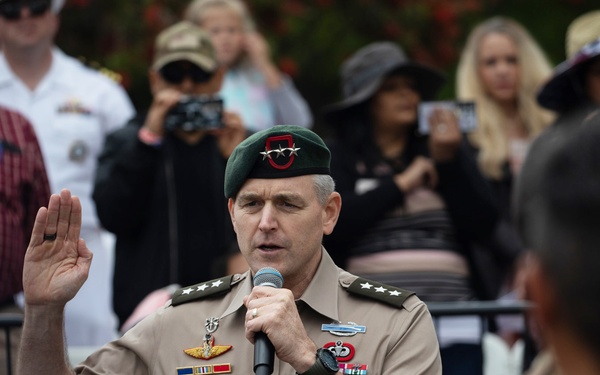 Mass Enlistment at Armed Forces Day Parade