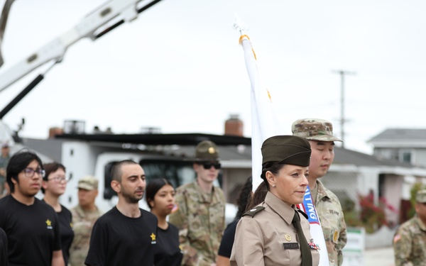 Mass Enlistment at Armed Forces Day Parade
