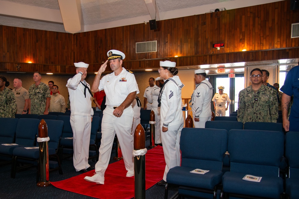 Military Sealift Command Ship Support Unit Guam Holds Change of Command Ceremony
