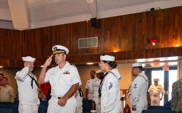 Military Sealift Command Ship Support Unit Guam Holds Change of Command Ceremony