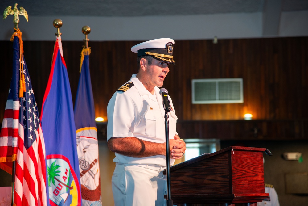 Military Sealift Command Ship Support Unit Guam Holds Change of Command Ceremony