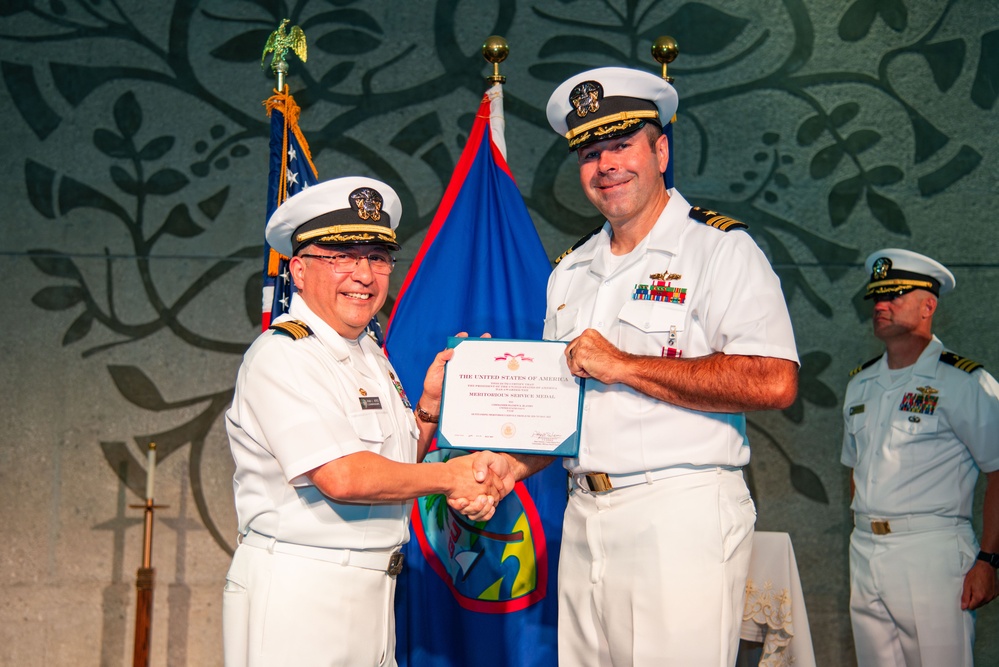 Military Sealift Command Ship Support Unit Guam Holds Change of Command Ceremony