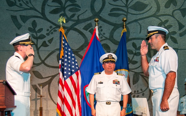 Military Sealift Command Ship Support Unit Guam Holds Change of Command Ceremony