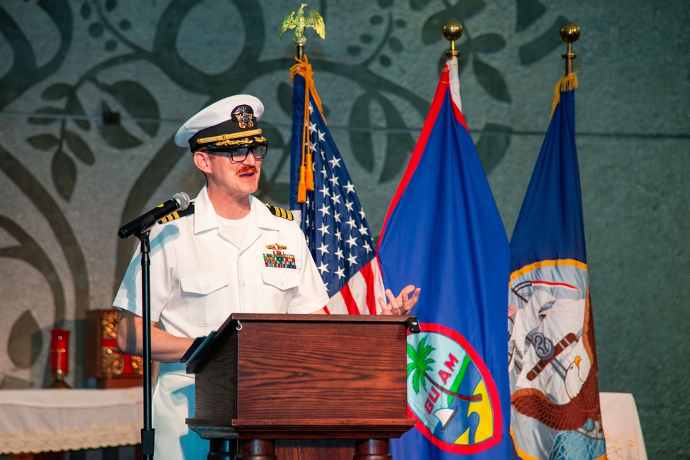 Military Sealift Command Ship Support Unit Guam Holds Change of Command Ceremony