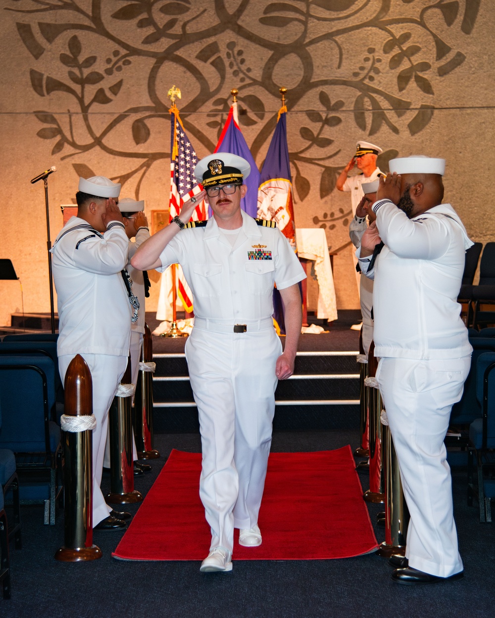 Military Sealift Command Ship Support Unit Guam Holds Change of Command Ceremony
