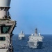 Amphibious Ready Group Sail In Formation