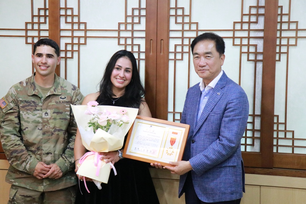 Ms. Cartagena Recognition by Pyeontaek Mayor