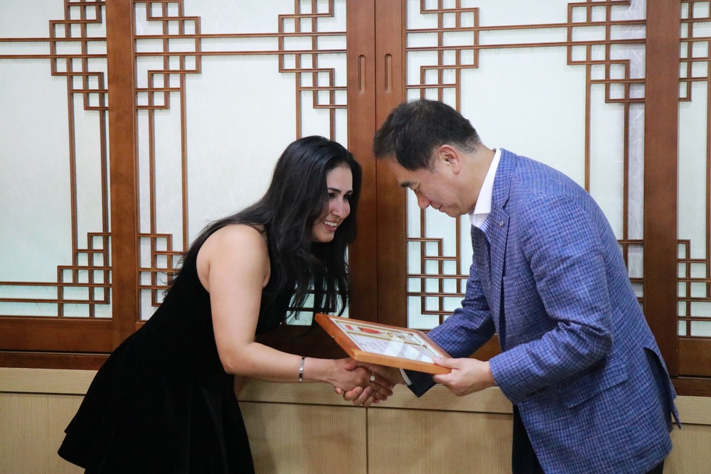 Ms. Cartagena Recognition by Pyeontaek Mayor