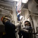 Iwo Jima Sailors Conduct  Damage Control  Drill