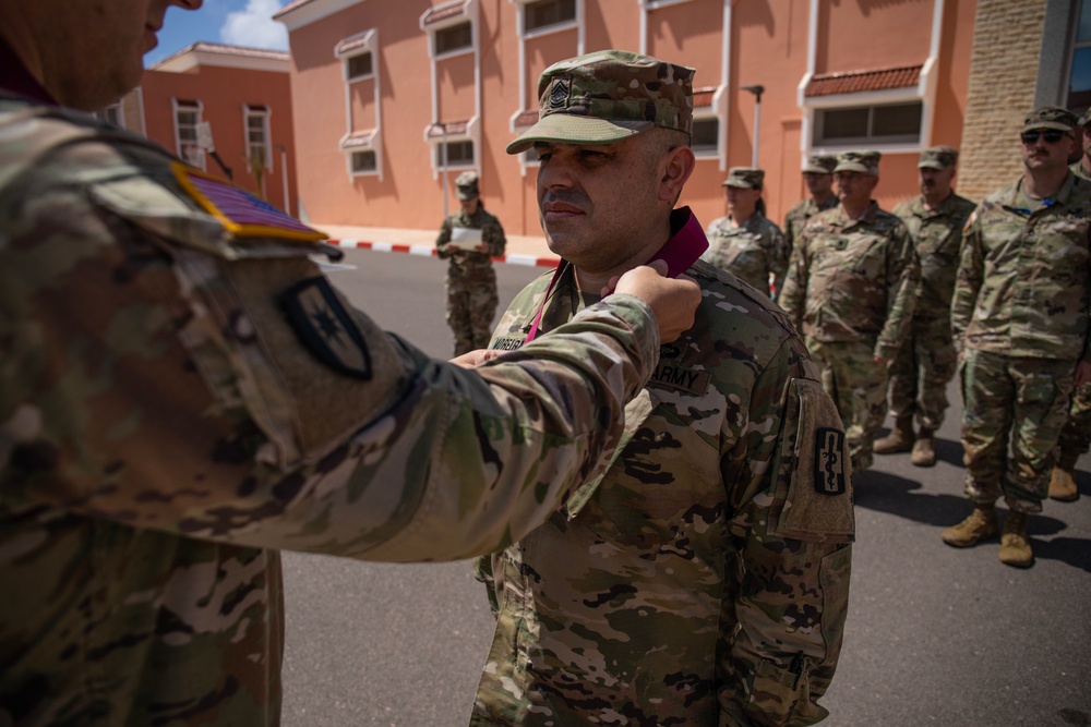 US medical soldier inducted into Order of Military Medical Merit at African Lion 2025