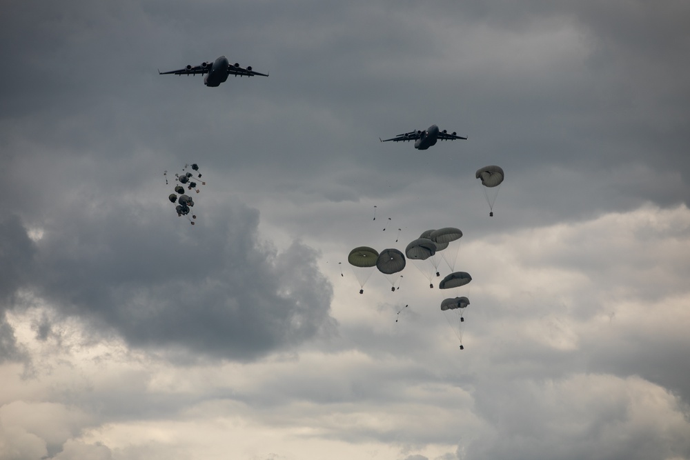 United in the sky: 173rd Airborne Brigade jumps into joint training