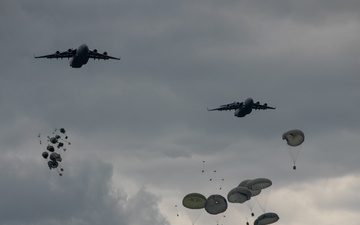 United in the sky: 173rd Airborne Brigade jumps into joint training
