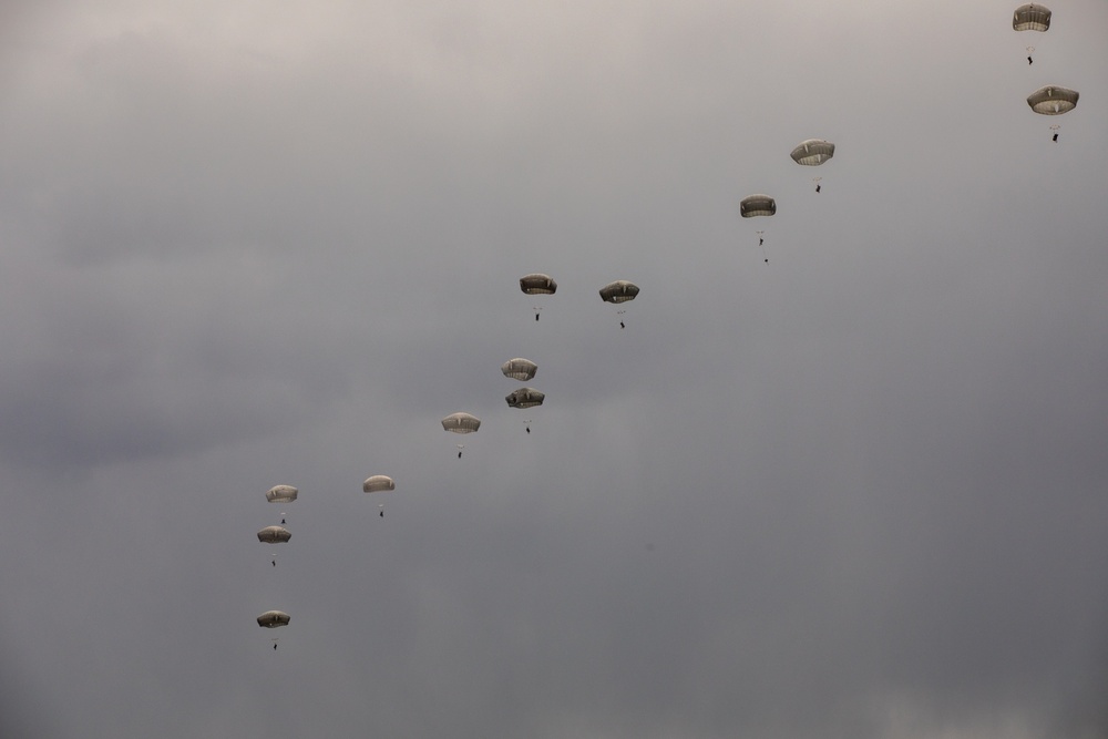 United in the sky: 173rd Airborne Brigade jumps into joint training