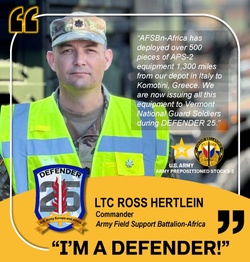 405th AFSB ‘I’M A DEFENDER’ Army Prepositioned Stocks-2 issue in the Greece