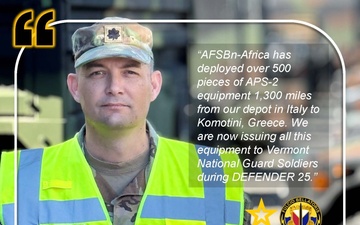 405th AFSB ‘I’M A DEFENDER’ Army Prepositioned Stocks-2 issue in the Greece