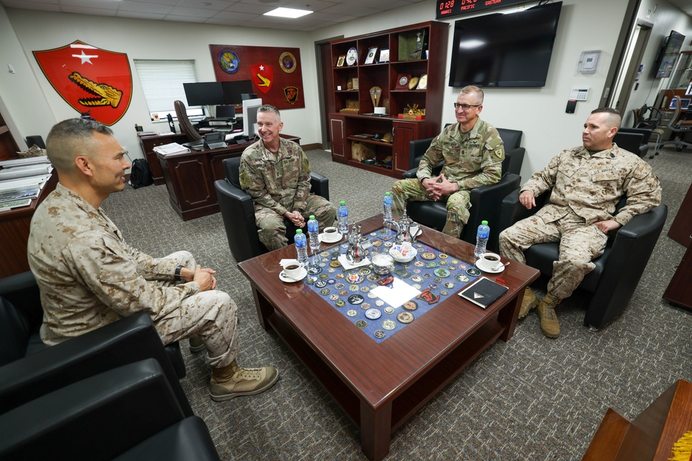 TF SPARTAN leadership visit NSA Bahrain