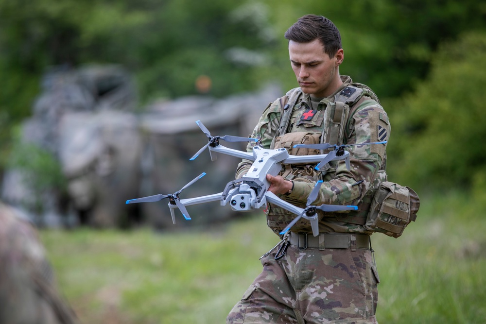 3rd Infantry Division Integrates New Technologies at Combined Resolve 25-2