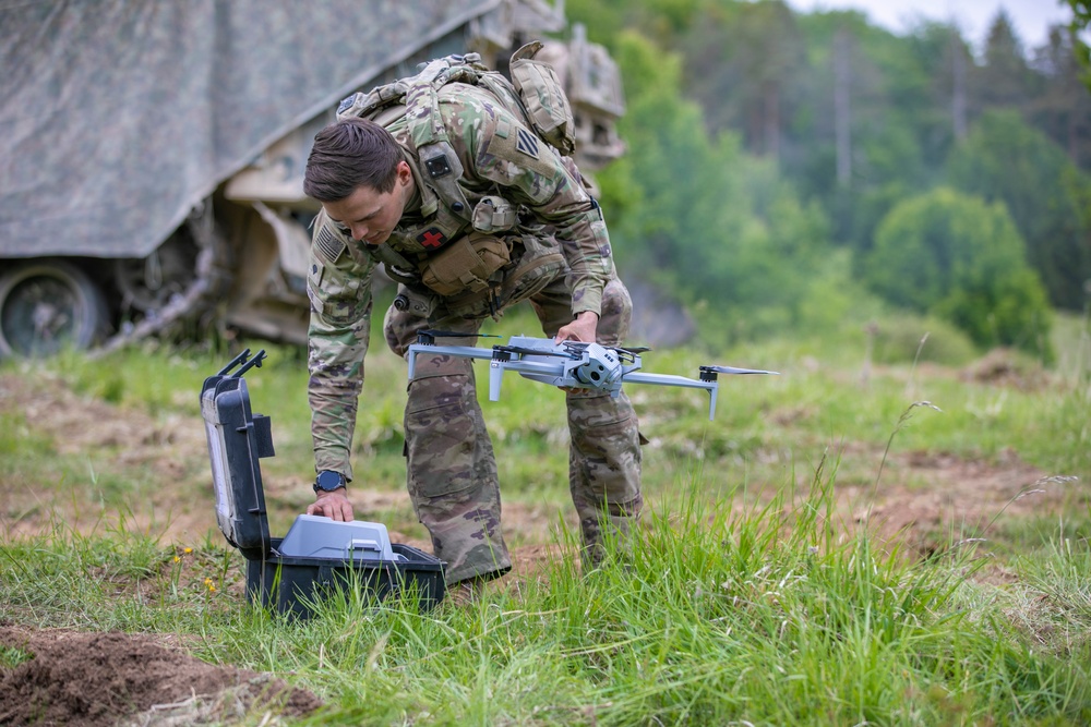 3rd Infantry Division Integrates New Technologies at Combined Resolve 25-2