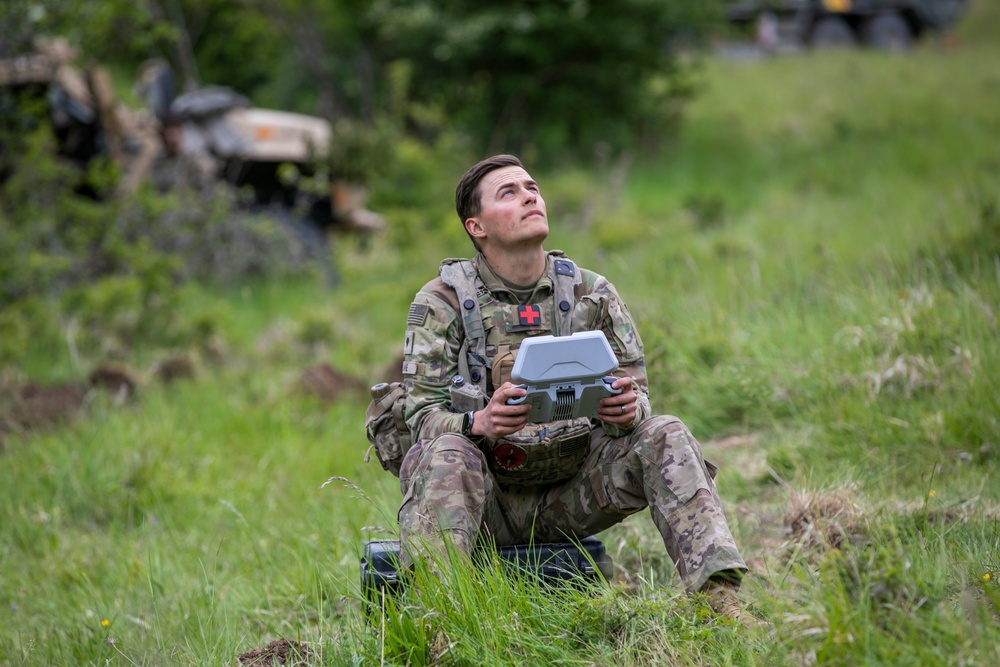 3rd Infantry Division Integrates New Technologies at Combined Resolve 25-2
