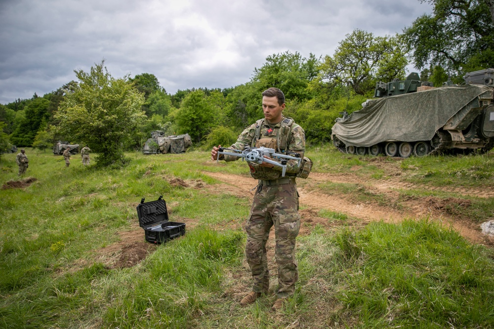 3rd Infantry Division Integrates New Technologies at Combined Resolve 25-2