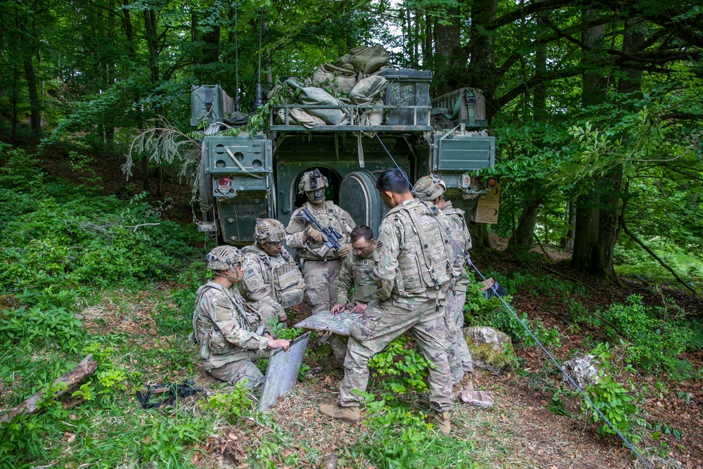 5-7 Cavalry Plan, Execute Movements during Combined Resolve 25-2