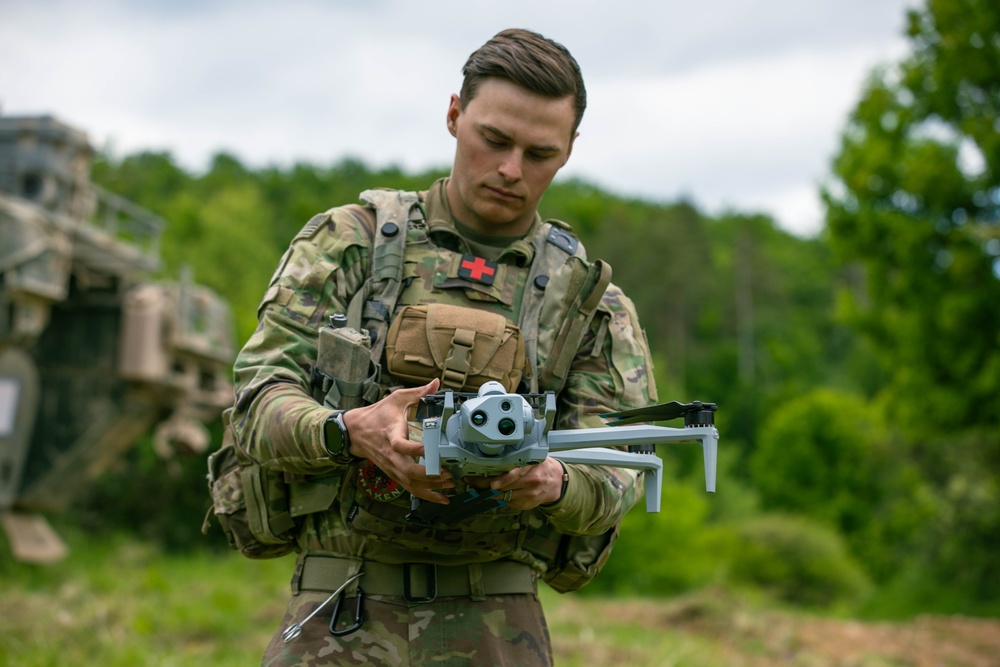 3rd Infantry Division Integrates New Technologies at Combined Resolve 25-2