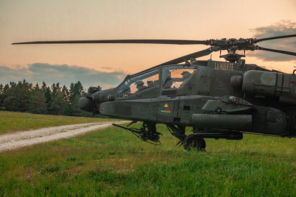 501st Aviation Battalion, 1st Armored Division Fields Apache During Combined Resolve 25-2