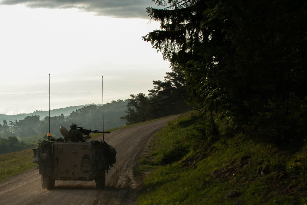 M113 simulates assault