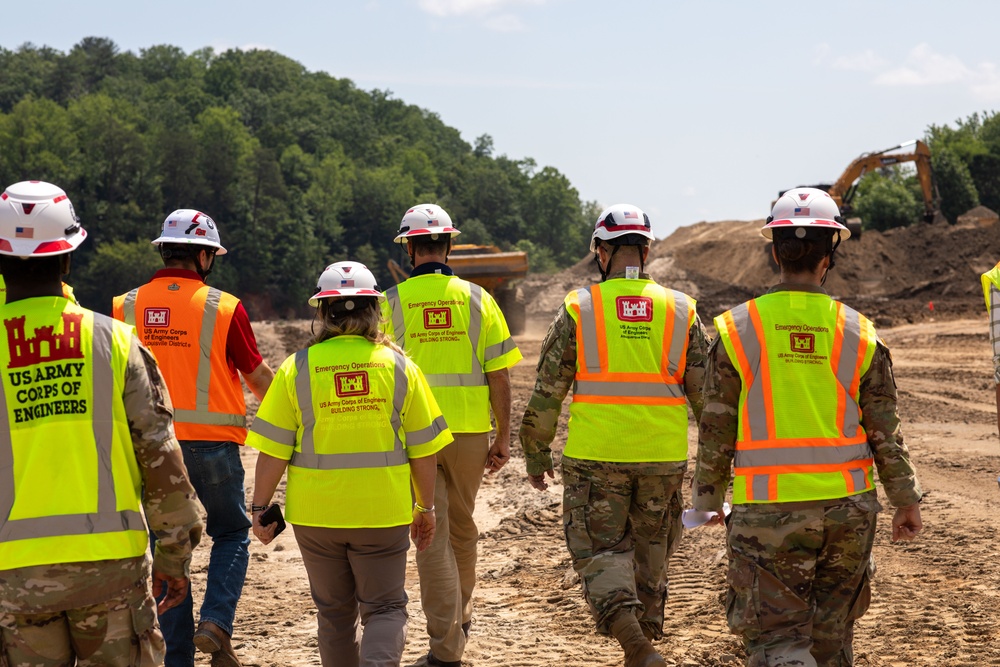 USACE Director of Contracting site visits to Hurricane Helene Recovery locations
