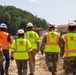 USACE Director of Contracting site visits to Hurricane Helene Recovery locations