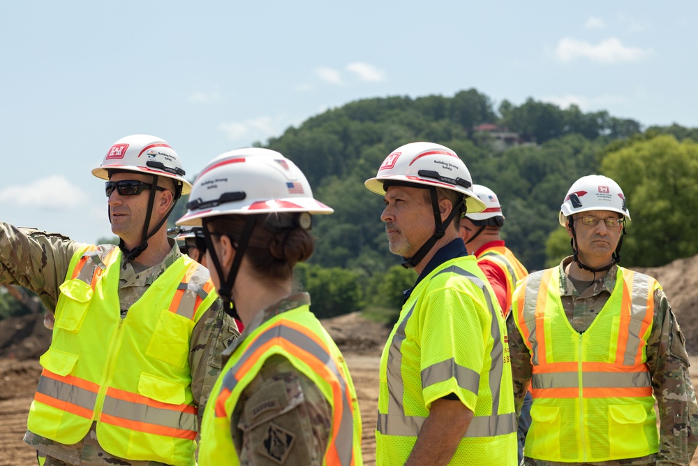 USACE Director of Contracting site visits to Hurricane Helene Recovery locations
