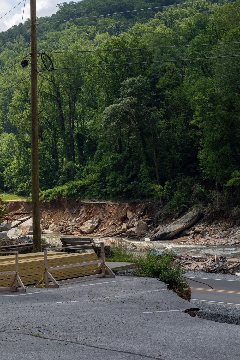 USACE Director of Contracting site visits to Hurricane Helene Recovery locations