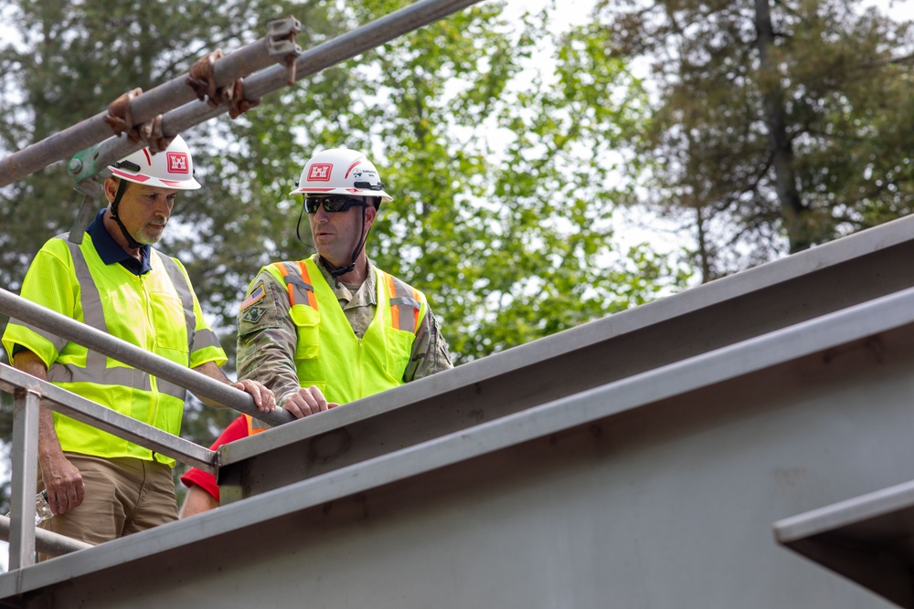 USACE Director of Contracting site visits to Hurricane Helene Recovery locations
