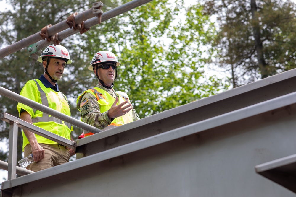 USACE Director of Contracting site visits to Hurricane Helene Recovery locations