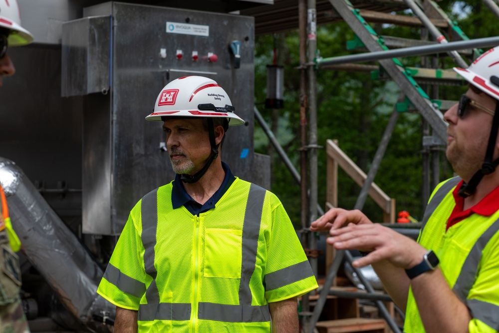 USACE Director of Contracting site visits to Hurricane Helene Recovery locations