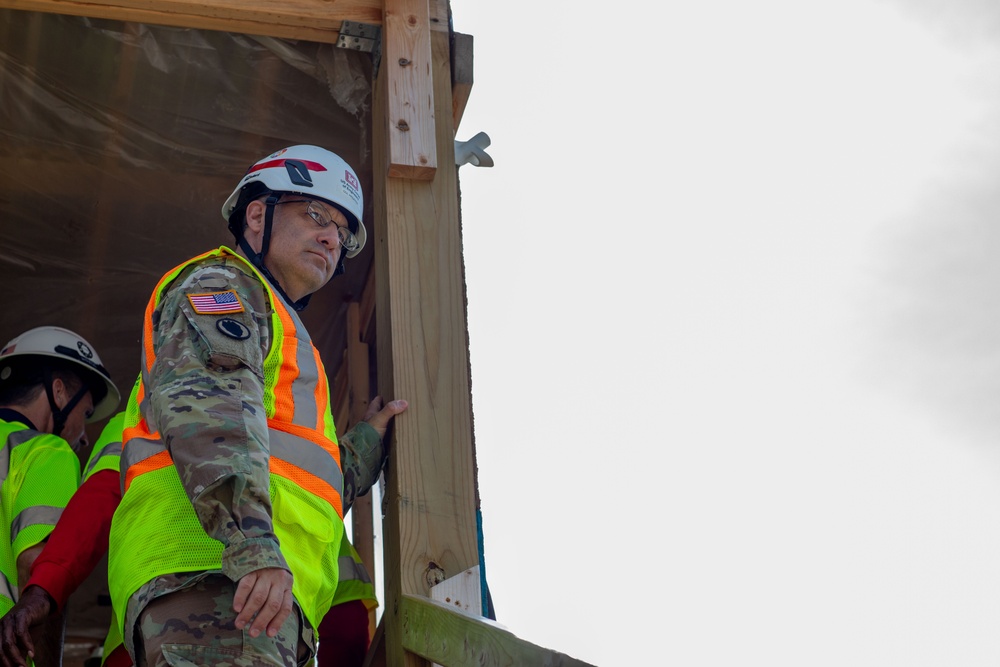 USACE Director of Contracting site visits to Hurricane Helene Recovery locations