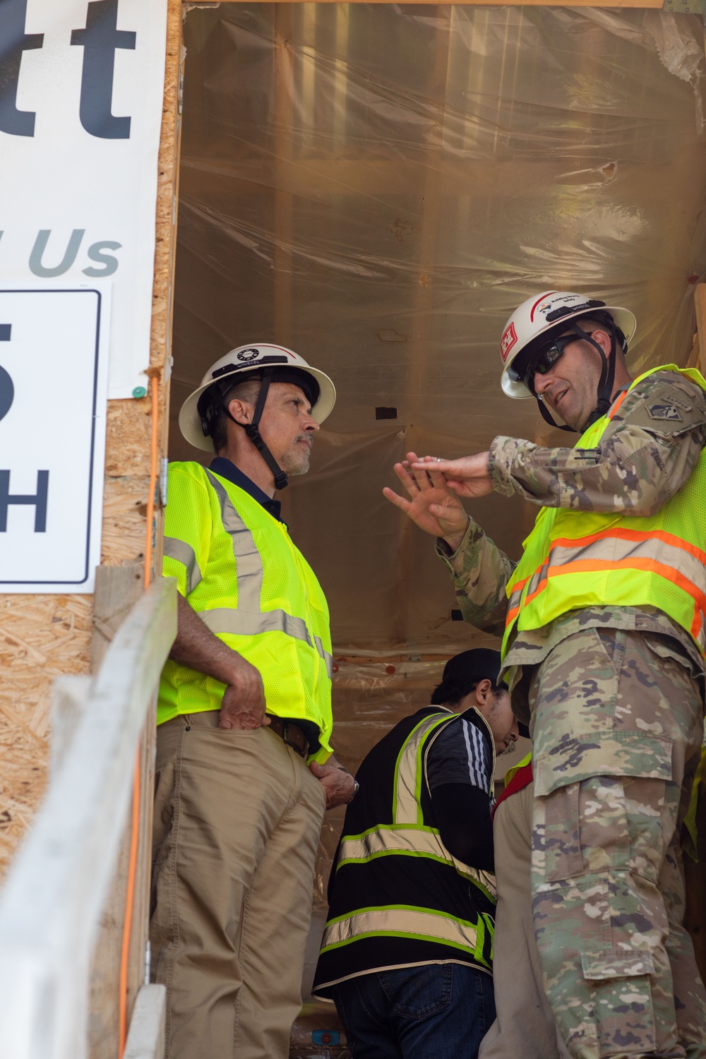USACE Director of Contracting site visits to Hurricane Helene Recovery locations