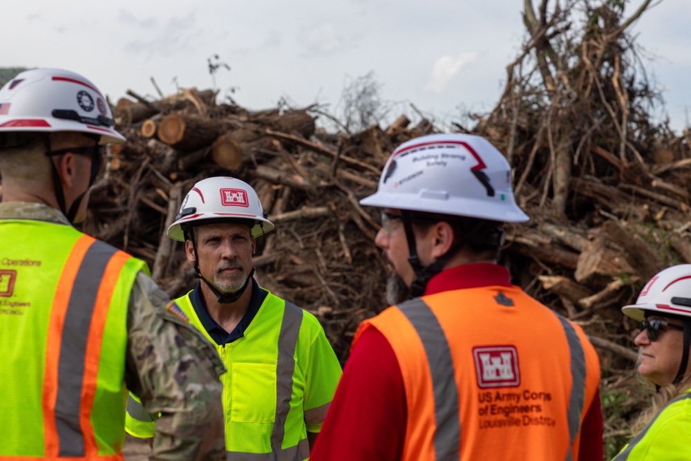 USACE Director of Contracting site visits to Hurricane Helene Recovery locations