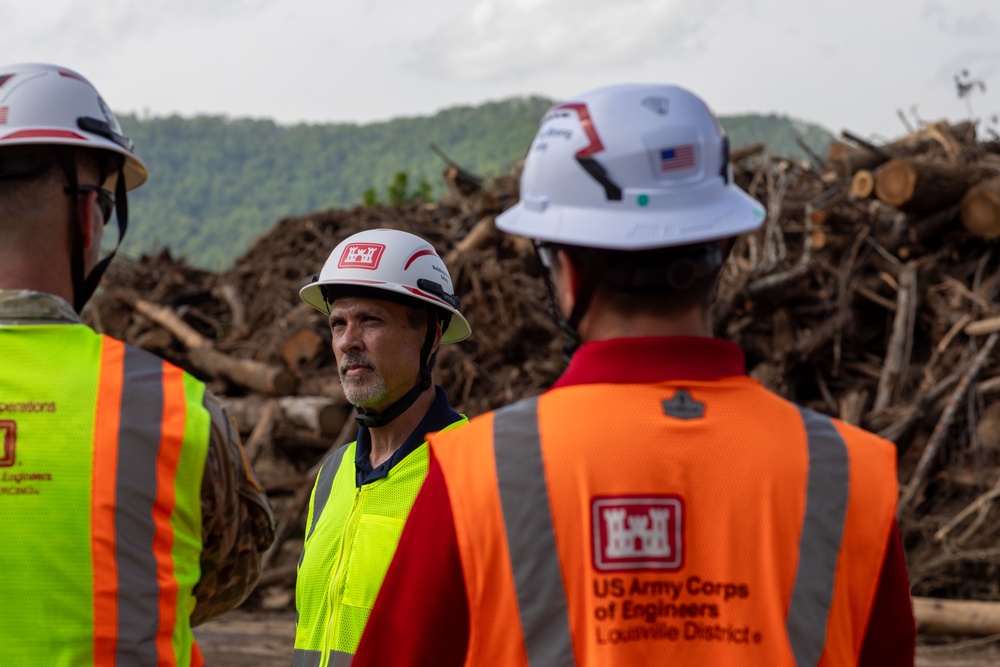USACE Director of Contracting site visits to Hurricane Helene Recovery locations